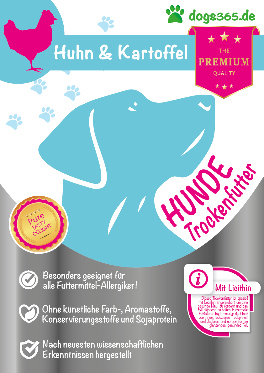 dogs365 Trockenfutter Huhn & Kartoffel