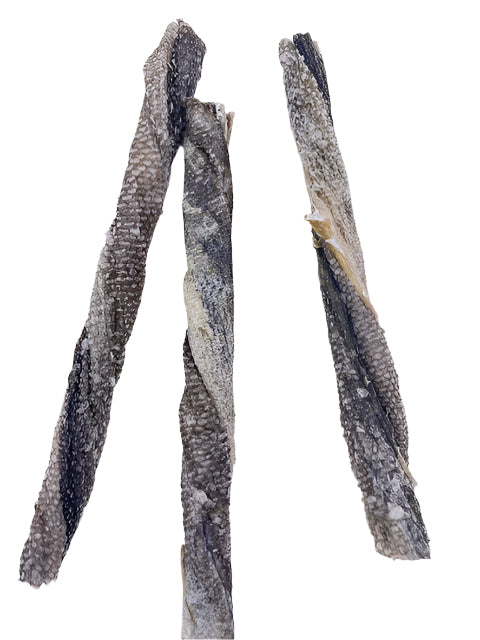 Dorschhaut Sticks gedreht