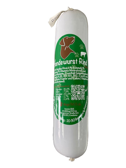Hundewurst Rind 800 Gramm