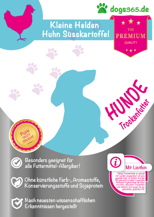 dogs365 Kleine Helden Huhn & Süsskartoffel Adult