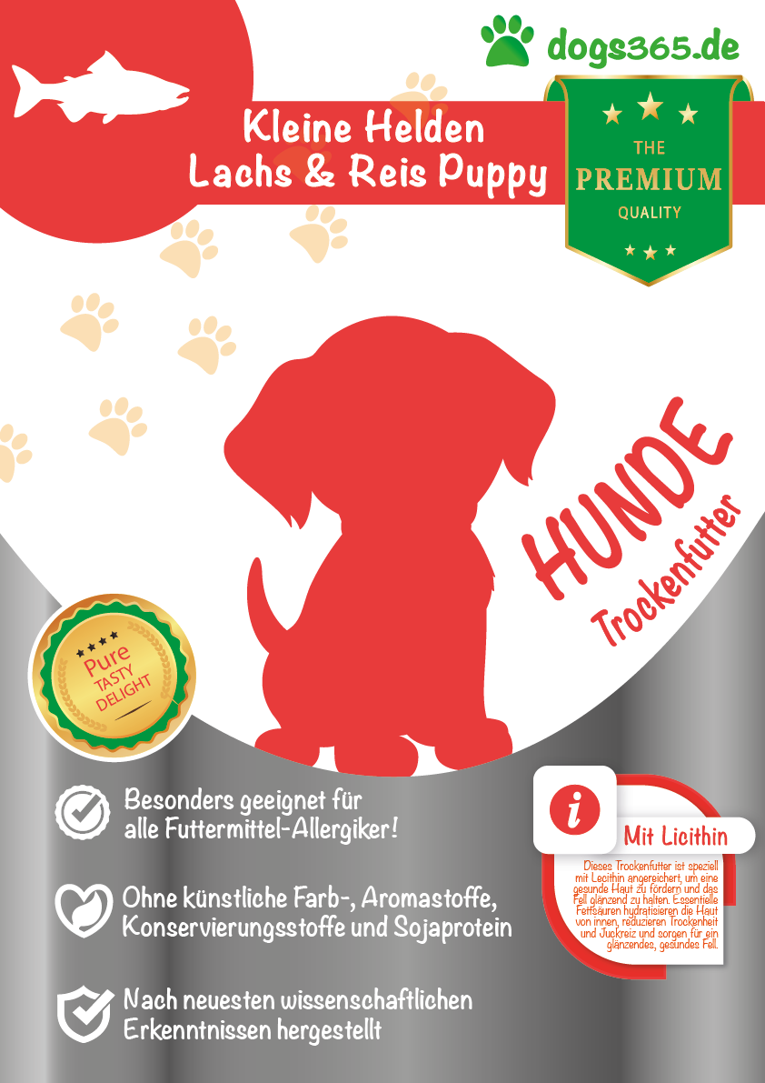 dogs365 Kleine Helden Puppy Lachs & Reis