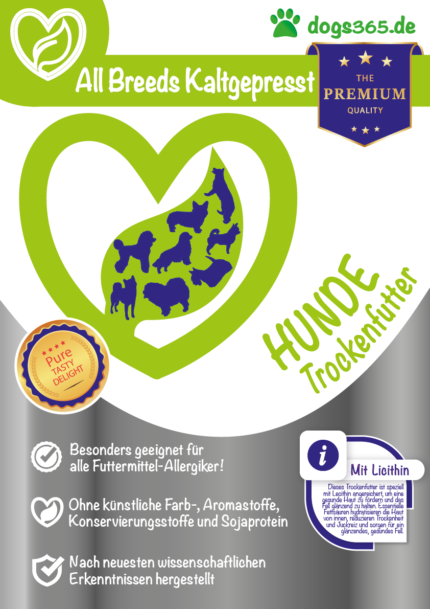 dogs365 all Breeds Kaltgepresstes Hundefutter