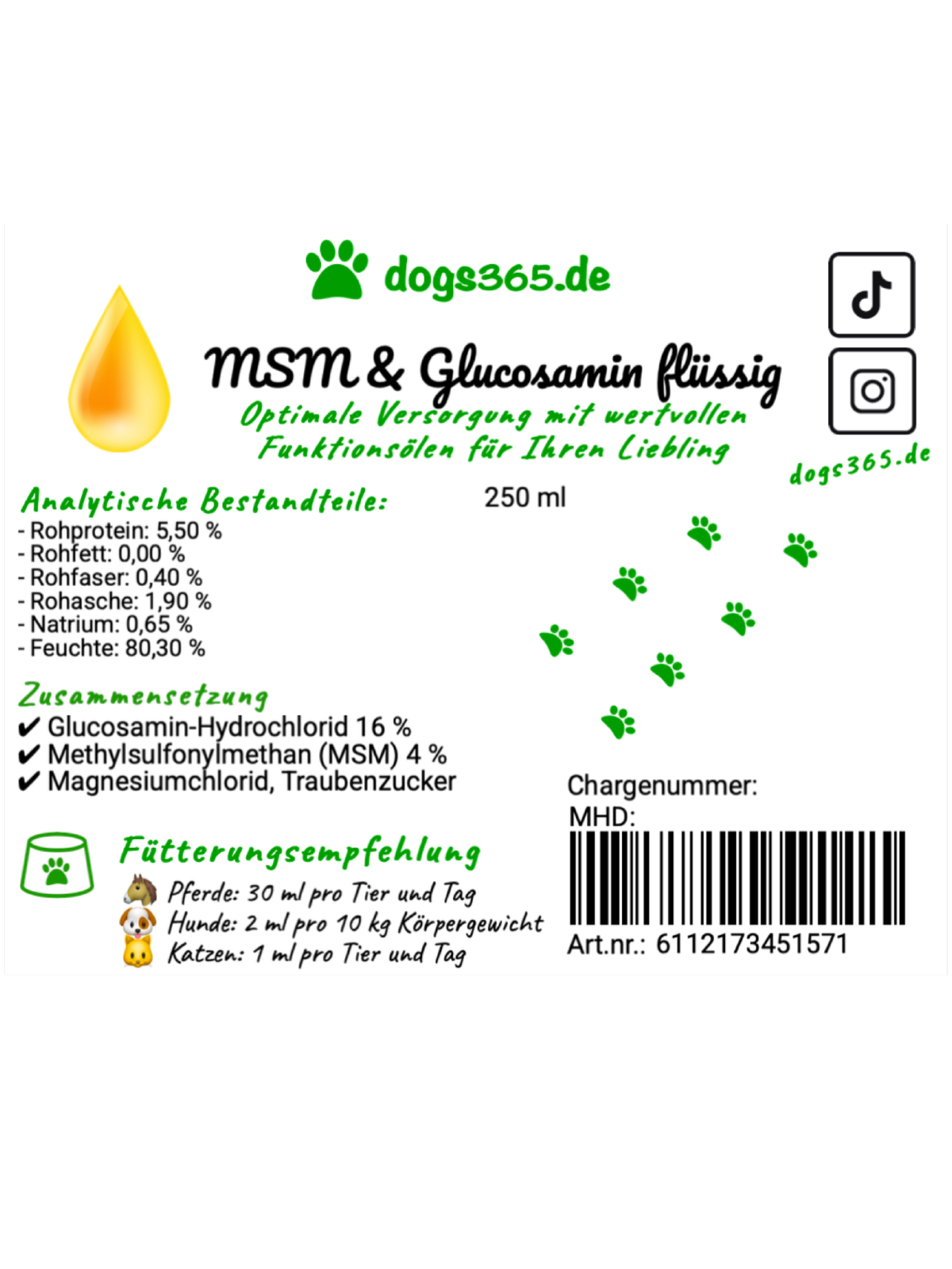 MSM & Glucosamine vloeibaar