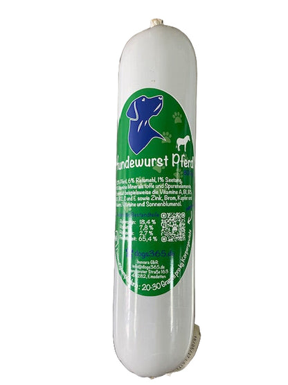 Hundewurst Pferd 800 Gramm