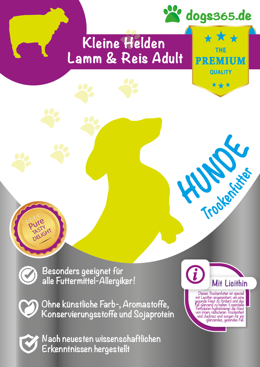 dogs365 Kleine Helden Adult mit Lachs & Reis