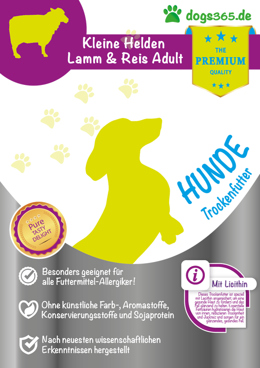 dogs365 Kleine Helden Adult mit Lachs & Reis