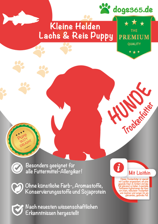 dogs365 Kleine Helden Puppy Lachs & Reis