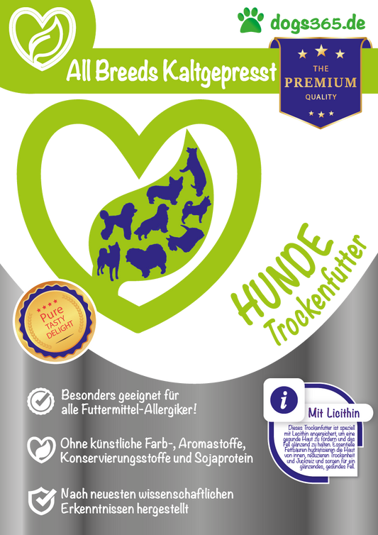 dogs365 all Breeds Kaltgepresstes Hundefutter