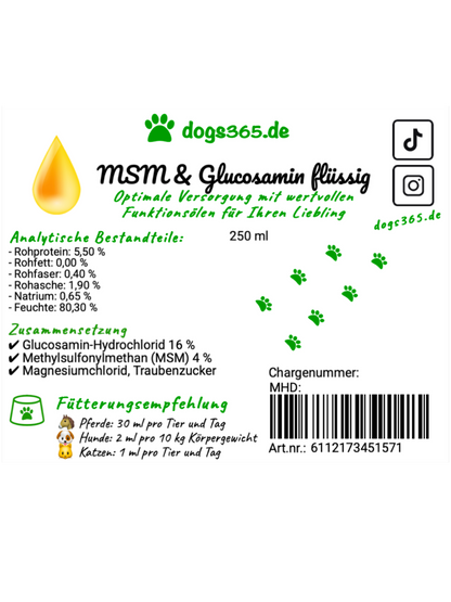 MSM &amp; Glucosamine vloeibaar