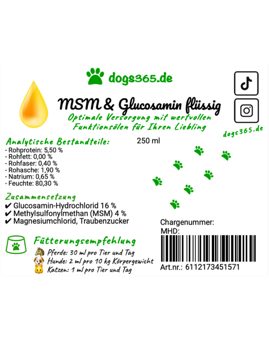 MSM &amp; Glucosamine vloeibaar